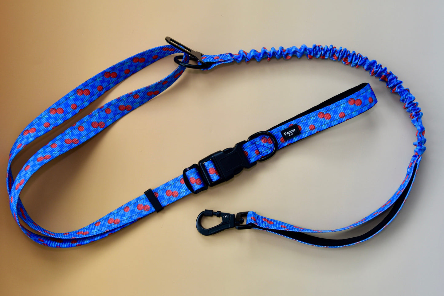 "Cherry Bomb" 5-in-1 Handsfree Leash